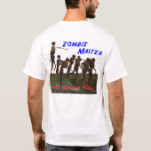 ゾンビのマスター Tシャツ (裏面)