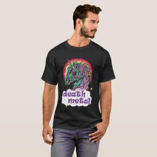 ゾンビのユニコーンの死の金属 Tシャツ