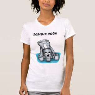ゾンビのヨガのワイシャツ Tシャツ