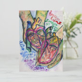 ゾンビのラブ詩 アート ペイント 招待状 (スタンド正面)