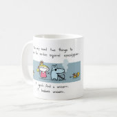 ゾンビのリスの黙示録のマグ コーヒーマグカップ (正面左)