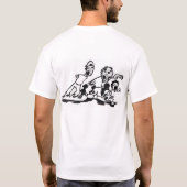 ゾンビのワイシャツ Tシャツ (裏面)