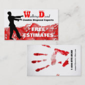 ゾンビの処分の名刺 名刺 (正面/裏面)