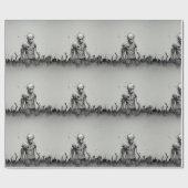 ゾンビの包装紙 ラッピングペーパー (フラット)