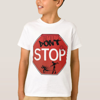 ゾンビの印をストップ Tシャツ
