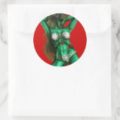 ゾンビの可愛い人 ラウンドシール (バッグ)