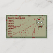 ゾンビの名刺 名刺 (正面)