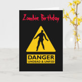 ゾンビの吸血鬼及びUnfed カード (黄色い花)