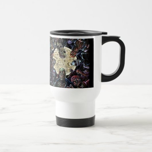 ゾンビの大群の攻撃 トラベルマグ (右)