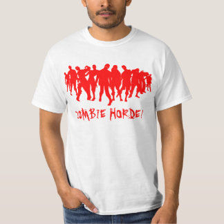 ゾンビの大群! -赤 Tシャツ