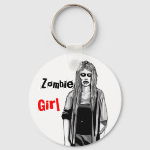 ゾンビの女の子Keychain キーホルダー