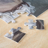 ゾンビの女性ゴシックの恐怖 ジグソーパズル (側面)