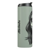 ゾンビの女性名前をカスタムする及び色のタンブラー タンブラー (回転左)