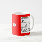 ゾンビの婚約の伝統的なステージ コーヒーマグカップ (正面右)