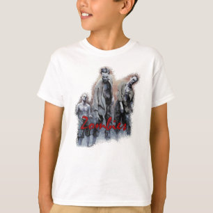 ゾンビの子供の信号器のワイシャツ Tシャツ