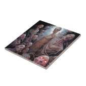 ゾンビの完全に死んでいな巣ホラーアート タイル (側面)