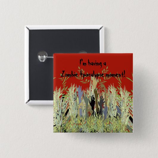 ゾンビの庭 缶バッジ (正面&裏面)