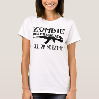 ゾンビの応答のチームギークのTシャツ Tシャツ
