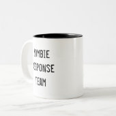 ゾンビの応答のチームマグ ツートーンマグカップ (正面左)