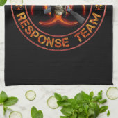 ゾンビの応答のチーム キッチンタオル (折り畳み)