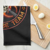 ゾンビの応答のチーム キッチンタオル (四つ折り)