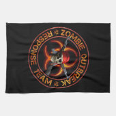 ゾンビの応答のチーム キッチンタオル (横)