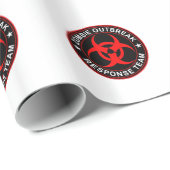 ゾンビの応答の歩く生物死んだ包装紙 ラッピングペーパー (ロールコーナー)