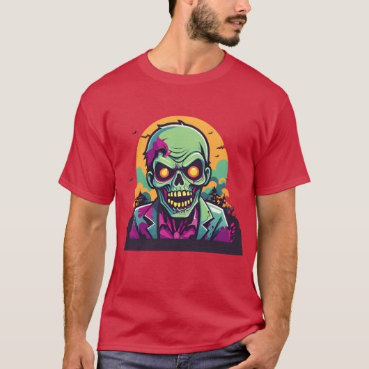 ゾンビの怖い友達 Tシャツ (正面)