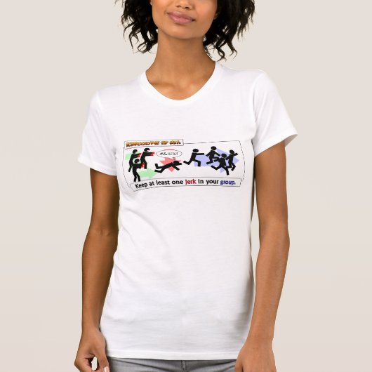 ゾンビの急な動き旅行のワイシャツ Tシャツ (正面)