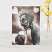 ゾンビの恋人カード カード (黄色い花)