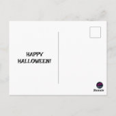 ゾンビの恋愛は脳みそが大事 ハロウィン ポストカード (裏面)