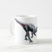 ゾンビの恐竜のマグ コーヒーマグカップ (正面左)