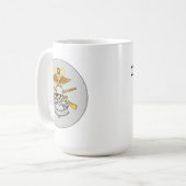 ゾンビの戦闘の学校のインストラクターのマグ コーヒーマグカップ (正面左)