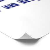 ゾンビの旅行標識 ポスター (角)