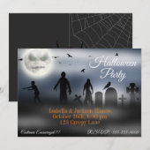 ゾンビの月 招待状 (正面/裏面)