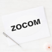 ゾンビの機甲団の楕円形のステッカー 楕円形シール (封筒)