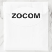 ゾンビの機甲団の楕円形のステッカー 楕円形シール (バッグ)