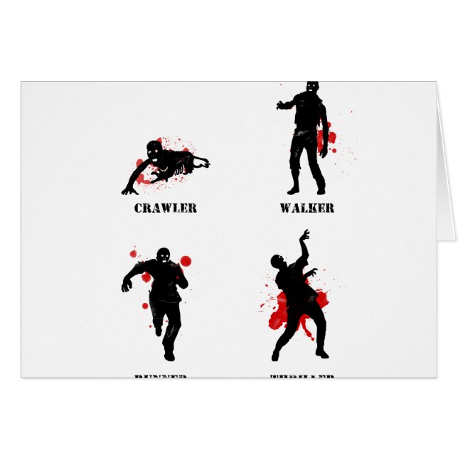 ゾンビの歩行者のクローラー (正面横)