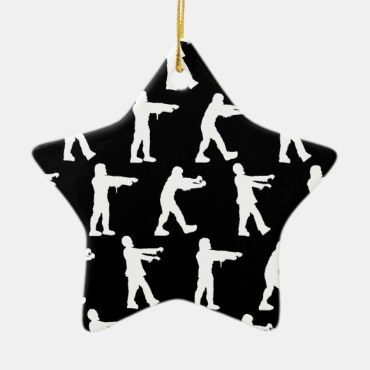 ゾンビの歩行 セラミックオーナメント (正面)