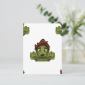 ゾンビの死体 ポストカード (スタンド正面)