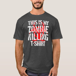 ゾンビの殺害のティー Tシャツ