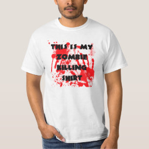 ゾンビの殺害のワイシャツ Tシャツ