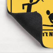 ゾンビの準備の斧のリロードのデザイン マウスパッド (コーナー)