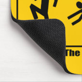 ゾンビの準備は遅いすべての色のデザインを助けます マウスパッド (コーナー)