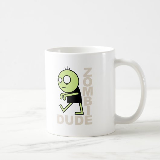 ゾンビの男 コーヒーマグカップ (右)