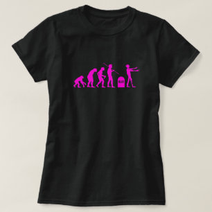 ゾンビの発展の進化の図表のおもしろいな科学 Tシャツ