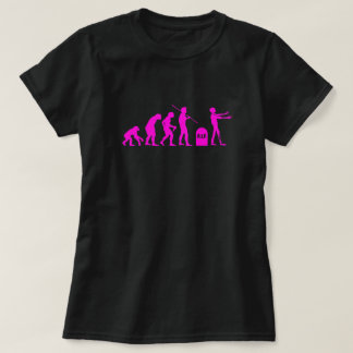 ゾンビの発展の進化の図表のおもしろいな科学 Tシャツ
