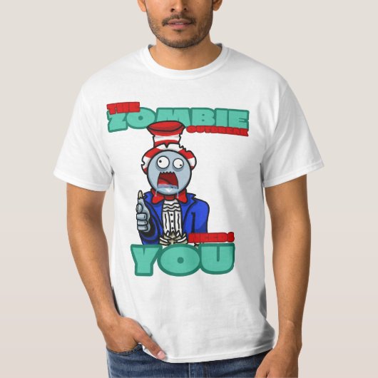 ゾンビの発生の必要性Tシャツを評価します Tシャツ (正面)