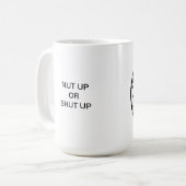 ゾンビの発生の応答のチーム存続のマグ コーヒーマグカップ (正面左)