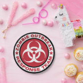 ゾンビの発生の応答のチーム7インチの紙皿 ペーパープレート (パーティー)